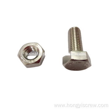 High Tensile Steel Hexagon Bolts With Hex Nut